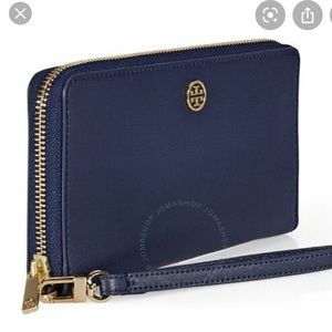 TORY BURCH Navy Wallet